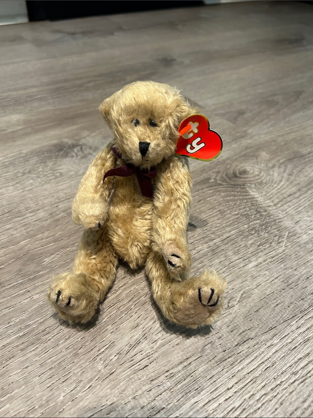 Ty Beanie Attic Treasures Collection Tiny Tim 1992 Bear NWT